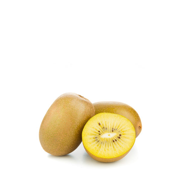 Golden Jintao-Jingold kiwifruits from Sharbatly, 2.7 kg carton, fresh and ripe with smooth, golden-brown skin.